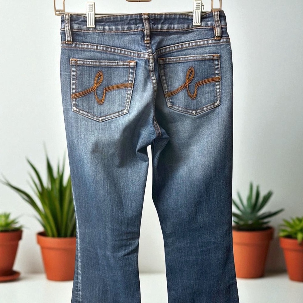 Bebe Blue Flare & Wide Leg Jeans